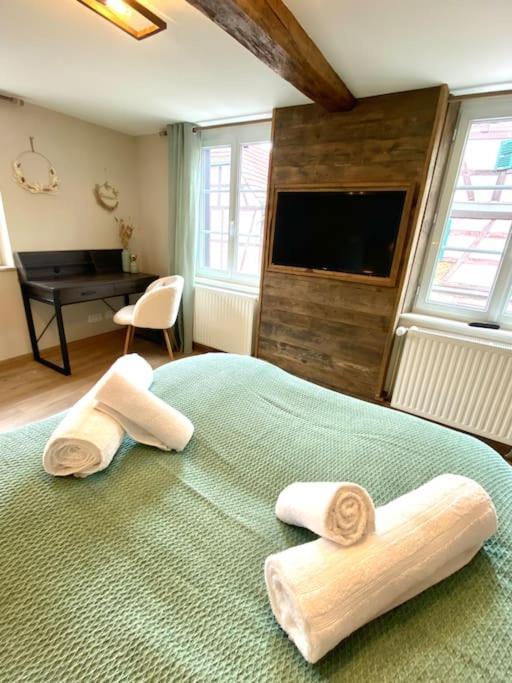 Gite Classe 4 Etoiles  La Maison Du Tonnelier Oberbronn Exterior foto